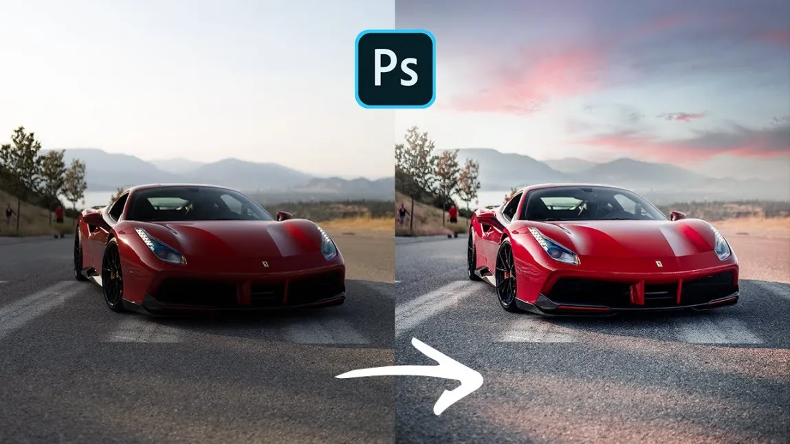 Car Photography Editing in Photoshop