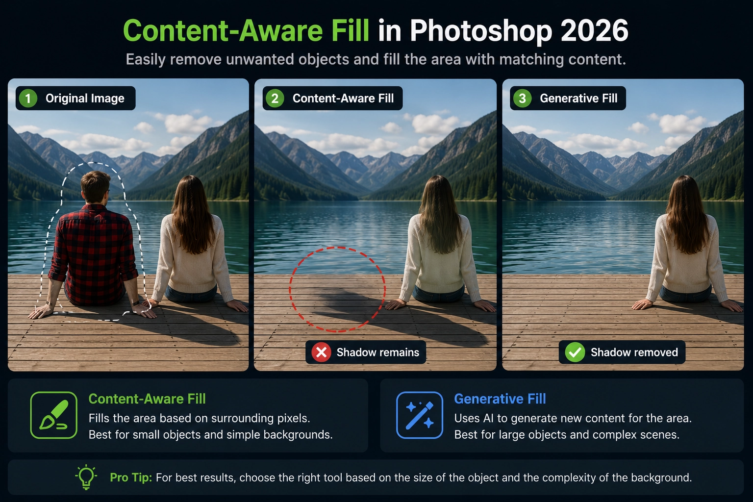 content-aware fill shadow lighting